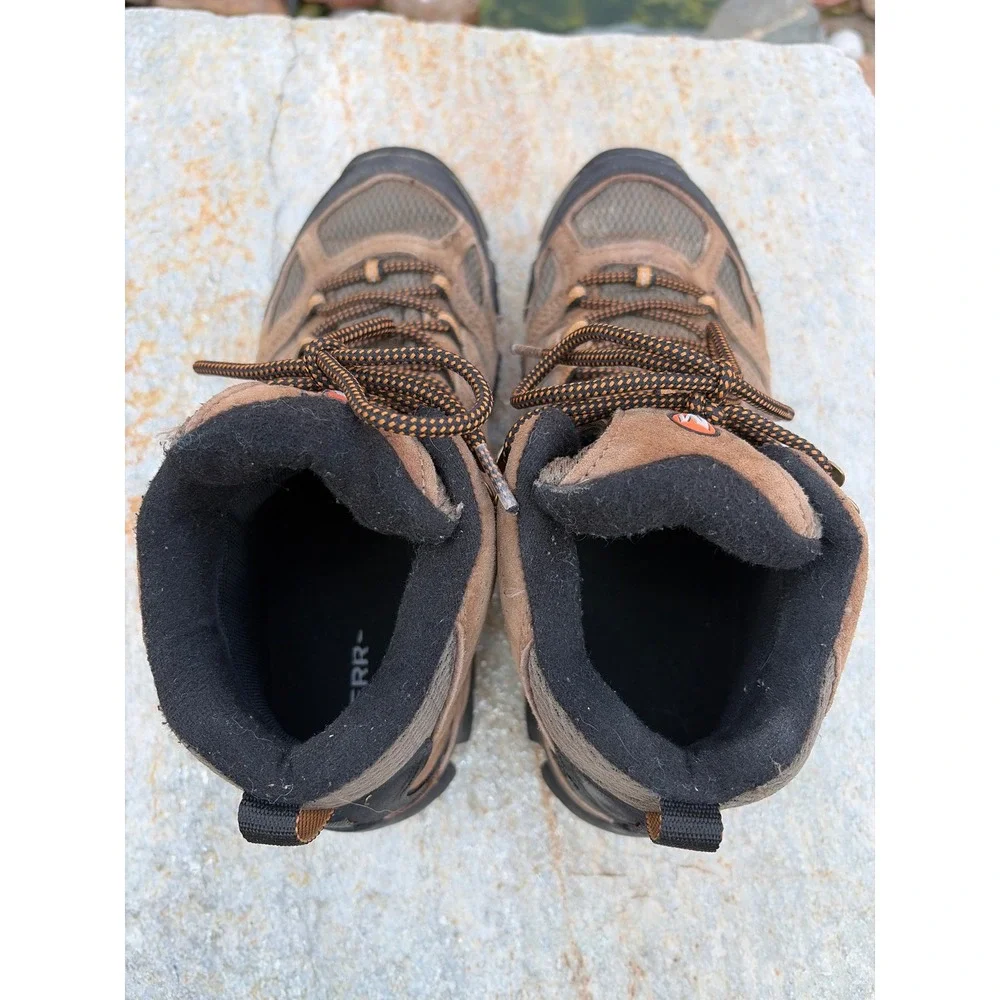 Merrell Moab 3 Mid Waterproof Mens Hiking Boots Brown J035839Z Size 7